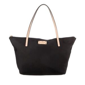 Vintage Kate Spade Black Sophie Large Shoulder Tote Bag Travel Classic Spacious